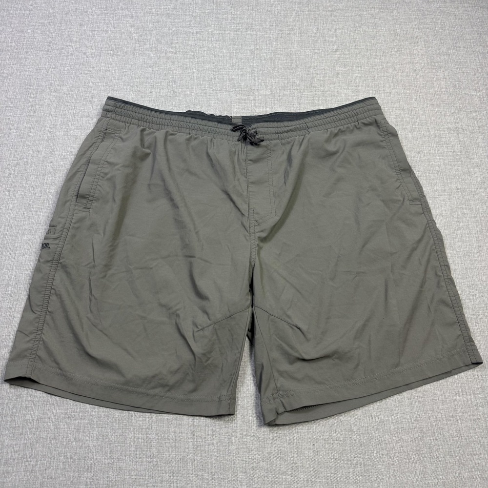 KÜHL Kruiser Shorts UPF 50+ Mens 2XL Green Nylon Spandex Polyester Drawstring